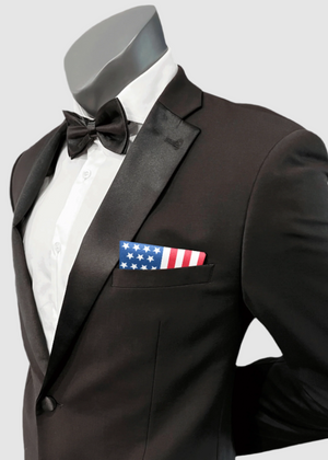 American Flag Pocket Square, Made in USA, Veteran Owned, Seen on Fox