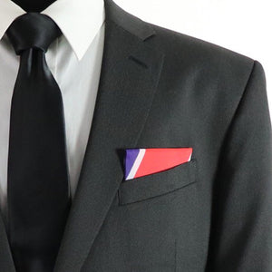 Coast Guard Branch Colors Pocket Square 